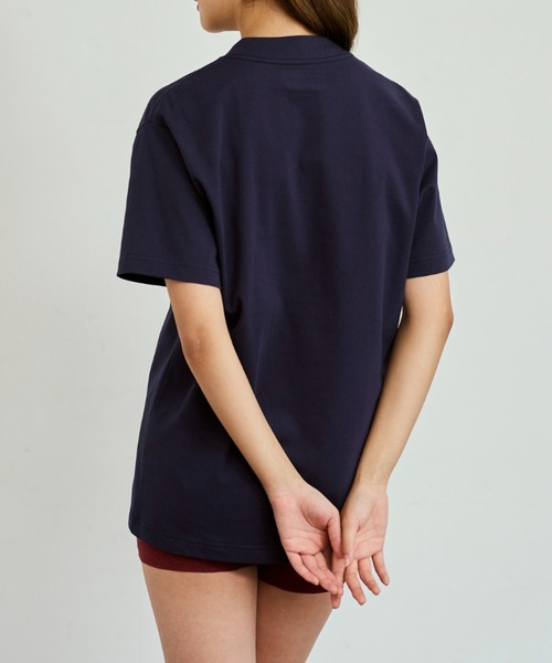 BODY WILD(ボディーワイルド)の「BODY WILD/ボディワイルド VネックTシャツ ジャケットプラス 後ろ襟高め 持続消臭(Tシャツ/カットソー・メンズ・ホワイト/ブラウン系その他/ネイビー・SMALL/LARGE/MEDIUM/X-LARGE)」の16枚目の写真