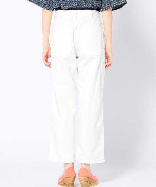Another Edition（アナザーエディション）の「ワイドペインターパンツ ホワイト/ AEBC WIDE PAINTER PT WHT◆（デニムパンツ・レディース・ホワイト・MEDIUM/SMALL）」の5枚目の写真