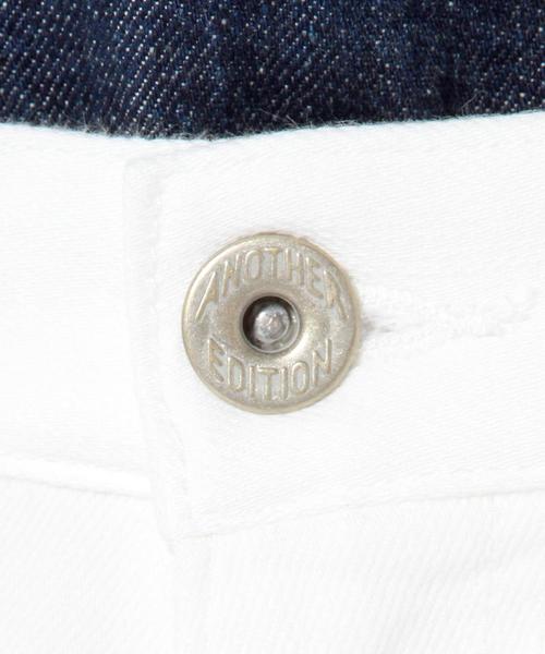 Another Edition（アナザーエディション）の「ワイドペインターパンツ ホワイト/ AEBC WIDE PAINTER PT WHT◆（デニムパンツ・レディース・ホワイト・MEDIUM/SMALL）」の10枚目の写真