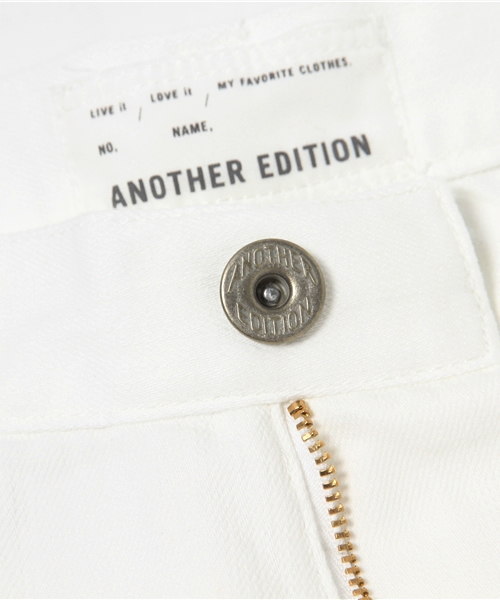 Another Edition（アナザーエディション）の「ワイドペインターパンツ ホワイト/ AEBC WIDE PAINTER PT WHT◆（デニムパンツ・レディース・ホワイト・MEDIUM/SMALL）」の12枚目の写真