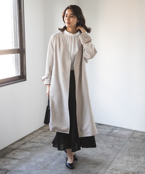 LEPSIM（レプシィム）の「ハイネックギャザーブラウス　176141（シャツ/ブラウス・レディース・オフホワイト/ピンク/ブラック・FREE）」の6枚目の写真