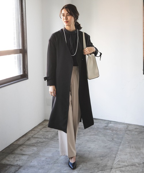 LEPSIM（レプシィム）の「ハイネックギャザーブラウス　176141（シャツ/ブラウス・レディース・オフホワイト/ピンク/ブラック・FREE）」の8枚目の写真