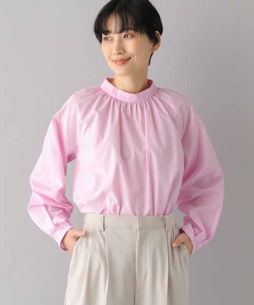 LEPSIM（レプシィム）の「ハイネックギャザーブラウス　176141（シャツ/ブラウス・レディース・オフホワイト/ピンク/ブラック・FREE）」の11枚目の写真