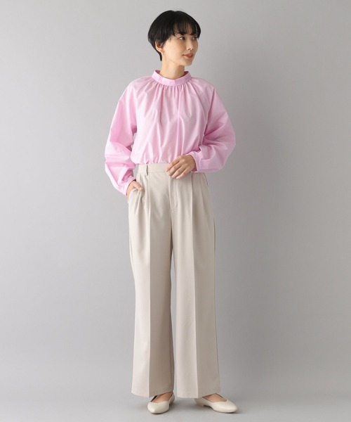 LEPSIM（レプシィム）の「ハイネックギャザーブラウス　176141（シャツ/ブラウス・レディース・オフホワイト/ピンク/ブラック・FREE）」の12枚目の写真
