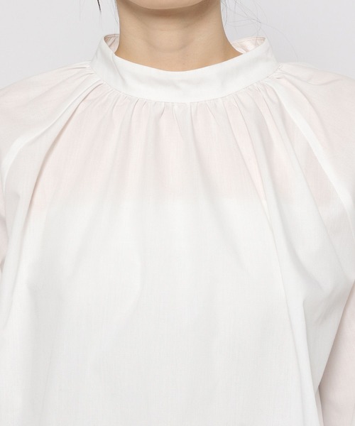 LEPSIM（レプシィム）の「ハイネックギャザーブラウス　176141（シャツ/ブラウス・レディース・オフホワイト/ピンク/ブラック・FREE）」の17枚目の写真