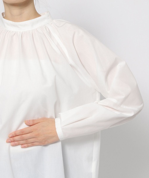 LEPSIM（レプシィム）の「ハイネックギャザーブラウス　176141（シャツ/ブラウス・レディース・オフホワイト/ピンク/ブラック・FREE）」の18枚目の写真