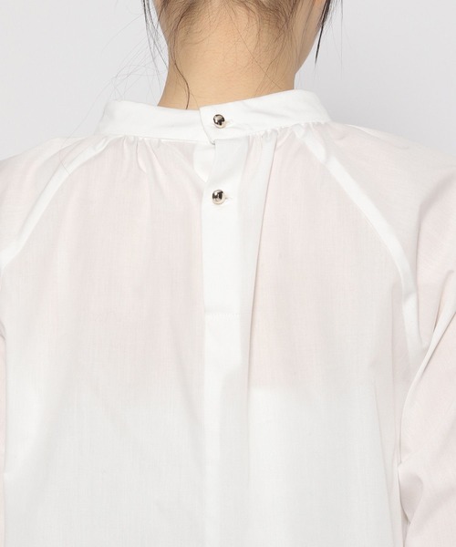 LEPSIM（レプシィム）の「ハイネックギャザーブラウス　176141（シャツ/ブラウス・レディース・オフホワイト/ピンク/ブラック・FREE）」の20枚目の写真