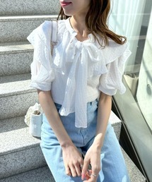 OLIVE des OLIVE | 【ZOZO先行予約】ラッフルボウタイブラウス(シャツ/ブラウス)