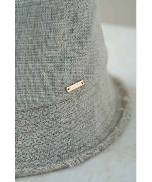 AZUL by moussy（アズールバイマウジー）の「LINEN LIKE FRINGE BUCKET HAT/リネンライクフリンジバケットハット（ハット・レディース・ブラック/ブラウン/ライトベージュ・FREE）」の18枚目の写真