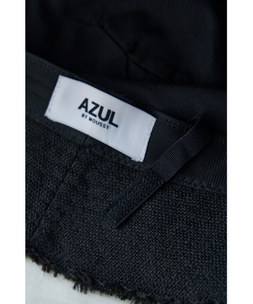 AZUL by moussy（アズールバイマウジー）の「LINEN LIKE FRINGE BUCKET HAT/リネンライクフリンジバケットハット（ハット・レディース・ブラック/ブラウン/ライトベージュ・FREE）」の8枚目の写真