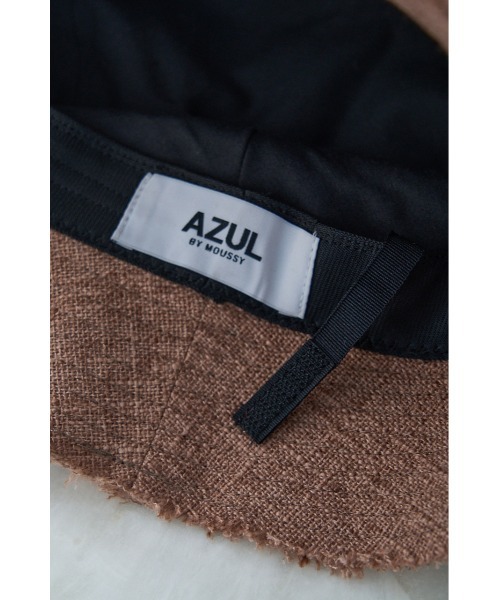 AZUL by moussy（アズールバイマウジー）の「LINEN LIKE FRINGE BUCKET HAT/リネンライクフリンジバケットハット（ハット・レディース・ブラック/ブラウン/ライトベージュ・FREE）」の14枚目の写真
