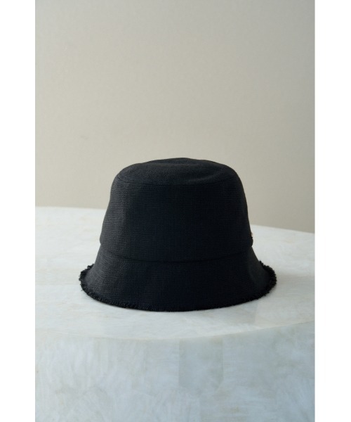 AZUL by moussy（アズールバイマウジー）の「LINEN LIKE FRINGE BUCKET HAT/リネンライクフリンジバケットハット（ハット・レディース・ブラック/ブラウン/ライトベージュ・FREE）」の22枚目の写真