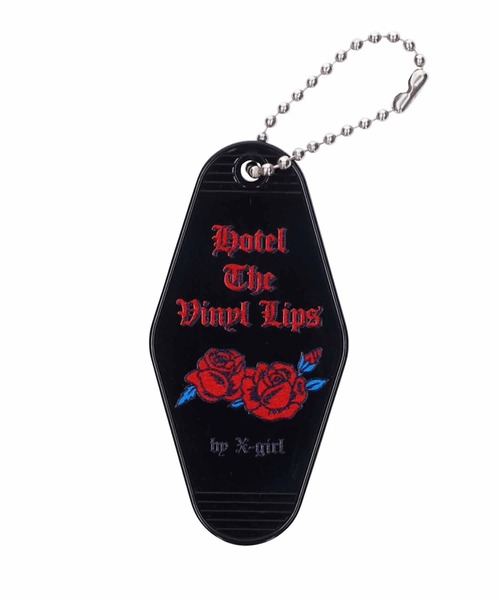X-girl(エックスガール)の「MOTEL KEYHOLDER(キーケース/キーアクセサリー・レディース・ホワイト/ブラック・ONE SIZE)」の2枚目の写真
