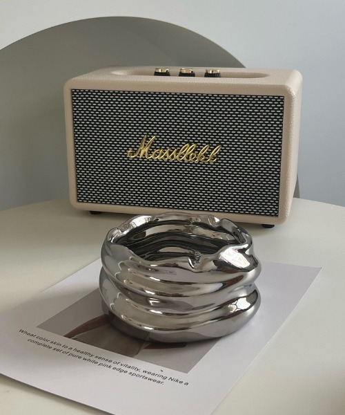 Made in I（メイドインアイ）の「モダンスタイルアッシュトレイ（アッシュトレイ/ライター・レディース・ホワイト/シルバー・FREE）」の12枚目の写真