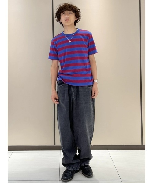 GAP(ギャップ)の「オリジナルクルーネック半袖tシャツ(Tシャツ/カットソー・メンズ・ネイビー/パープル/イエロー/ブルー系その他/コーラル/グリーン/ホワイト/ブルー/ブラック系その他/ホワイト×ネイビー/カーキ/ブルー系その他2・XS/S/M/L/XL)」の13枚目の写真