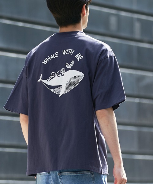 coca(coca)(コカ)の「メンズアソートイラストプリントT(Tシャツ/カットソー・メンズ・グレー/ブラック/ネイビー/ベージュ・M/L/XL)」の4枚目の写真