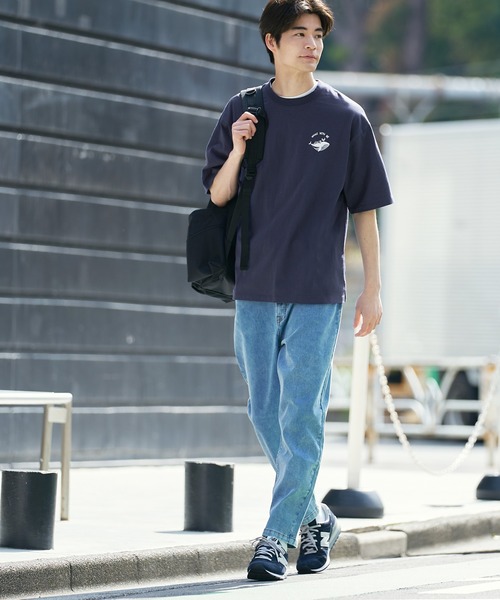 coca(coca)(コカ)の「メンズアソートイラストプリントT(Tシャツ/カットソー・メンズ・グレー/ブラック/ネイビー/ベージュ・M/L/XL)」の9枚目の写真