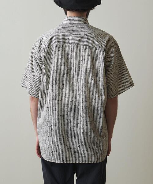 Steven Alan（スティーブンアラン）の「＜Steven Alan＞ TILE/PRNT REGULAR COLLAR SHORT SLEEVE SHIRT -LOOSE/シャツ（シャツ/ブラウス・メンズ・グレー/ナチュラル・M/XL/L/S）」の5枚目の写真