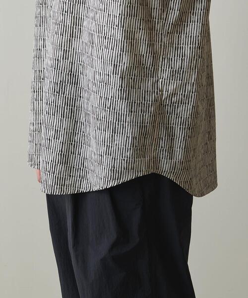 Steven Alan（スティーブンアラン）の「＜Steven Alan＞ TILE/PRNT REGULAR COLLAR SHORT SLEEVE SHIRT -LOOSE/シャツ（シャツ/ブラウス・メンズ・グレー/ナチュラル・M/XL/L/S）」の8枚目の写真