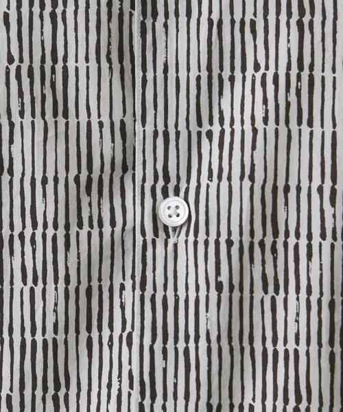 Steven Alan（スティーブンアラン）の「＜Steven Alan＞ TILE/PRNT REGULAR COLLAR SHORT SLEEVE SHIRT -LOOSE/シャツ（シャツ/ブラウス・メンズ・グレー/ナチュラル・M/XL/L/S）」の9枚目の写真