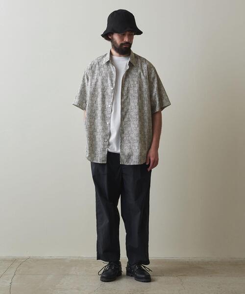 Steven Alan（スティーブンアラン）の「＜Steven Alan＞ TILE/PRNT REGULAR COLLAR SHORT SLEEVE SHIRT -LOOSE/シャツ（シャツ/ブラウス・メンズ・グレー/ナチュラル・M/XL/L/S）」の12枚目の写真