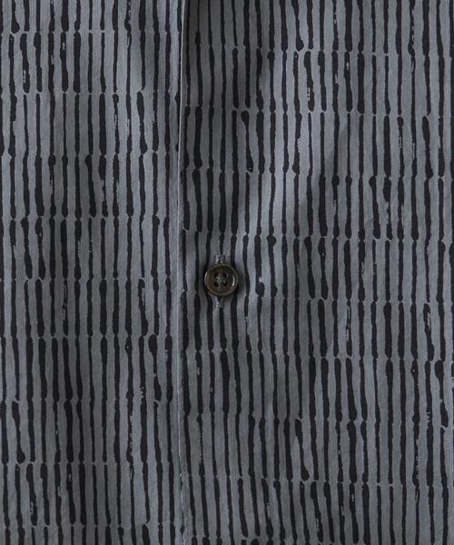 Steven Alan（スティーブンアラン）の「＜Steven Alan＞ TILE/PRNT REGULAR COLLAR SHORT SLEEVE SHIRT -LOOSE/シャツ（シャツ/ブラウス・メンズ・グレー/ナチュラル・M/XL/L/S）」の13枚目の写真