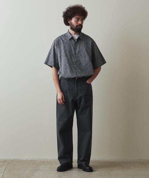 Steven Alan（スティーブンアラン）の「＜Steven Alan＞ TILE/PRNT REGULAR COLLAR SHORT SLEEVE SHIRT -LOOSE/シャツ（シャツ/ブラウス・メンズ・グレー/ナチュラル・M/XL/L/S）」の17枚目の写真