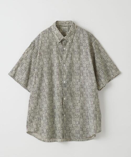 Steven Alan（スティーブンアラン）の「＜Steven Alan＞ TILE/PRNT REGULAR COLLAR SHORT SLEEVE SHIRT -LOOSE/シャツ（シャツ/ブラウス・メンズ・グレー/ナチュラル・M/XL/L/S）」の18枚目の写真