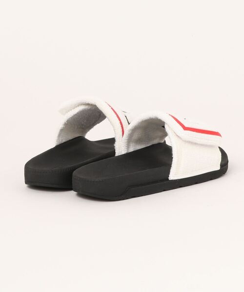 HUNTER(ハンター)の「《HUNTER》TERRY TOWELL LOGO SANDAL(サンダル・レディース・ブラック/ホワイト・UK4/UK5/UK6/UK3)」の3枚目の写真