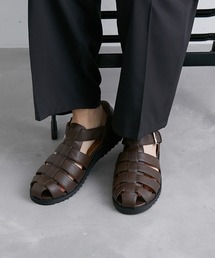 シンセティックレザーグルカサンダル