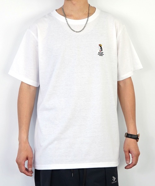 GGD SELECT(ジージーディー セレクト)の「soar outdoorwear 刺繍Tシャツ(Tシャツ/カットソー・メンズ・グリーン/インディゴブルー/ブラック/ホワイト/その他3/その他1/その他2/その他4・M/L/LL)」の10枚目の写真