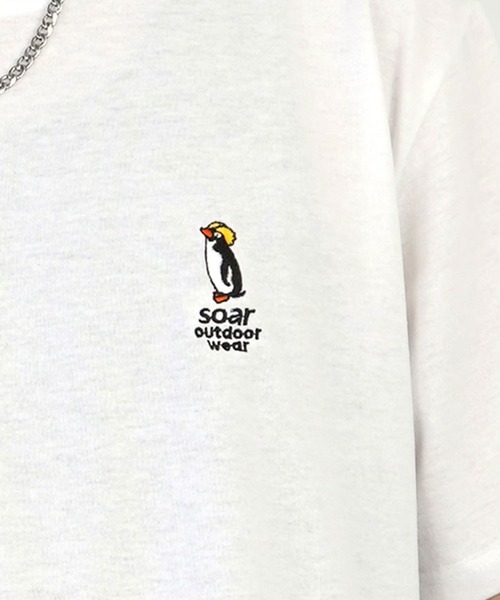 GGD SELECT(ジージーディー セレクト)の「soar outdoorwear 刺繍Tシャツ(Tシャツ/カットソー・メンズ・グリーン/インディゴブルー/ブラック/ホワイト/その他3/その他1/その他2/その他4・M/L/LL)」の14枚目の写真