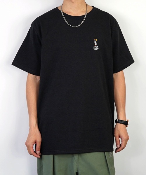 GGD SELECT(ジージーディー セレクト)の「soar outdoorwear 刺繍Tシャツ(Tシャツ/カットソー・メンズ・グリーン/インディゴブルー/ブラック/ホワイト/その他3/その他1/その他2/その他4・M/L/LL)」の17枚目の写真