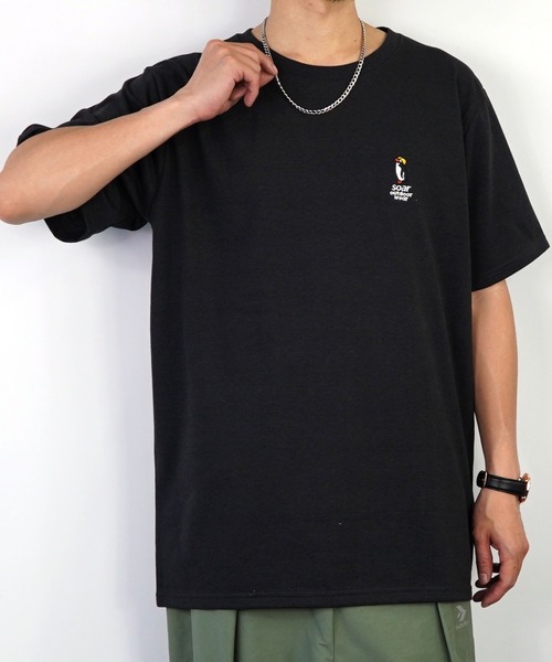 GGD SELECT(ジージーディー セレクト)の「soar outdoorwear 刺繍Tシャツ(Tシャツ/カットソー・メンズ・グリーン/インディゴブルー/ブラック/ホワイト/その他3/その他1/その他2/その他4・M/L/LL)」の19枚目の写真