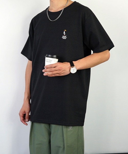 GGD SELECT(ジージーディー セレクト)の「soar outdoorwear 刺繍Tシャツ(Tシャツ/カットソー・メンズ・グリーン/インディゴブルー/ブラック/ホワイト/その他3/その他1/その他2/その他4・M/L/LL)」の20枚目の写真
