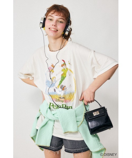 未使用級☆完売商品‼︎Moussy オズワルドニット ディズニーシリーズ セール】MD OVERSIZED KNIT ポロ（ニット/セーター）｜Disney