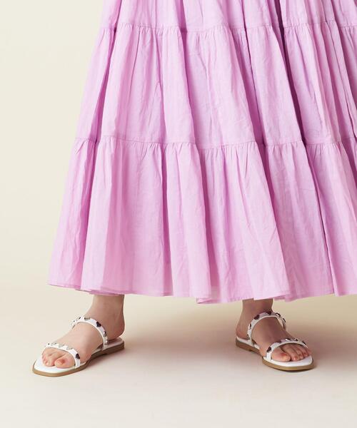 ODETTE E ODILE（オデットエオディール）の「【WEB限定】ハートライン サンダル10●（サンダル・レディース・ホワイト/ブラック/レッド/ゴールド/ケリー・S/M/L）」の2枚目の写真