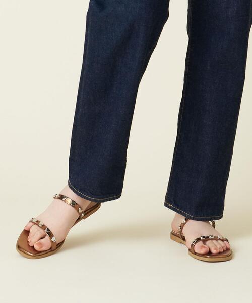 ODETTE E ODILE（オデットエオディール）の「【WEB限定】ハートライン サンダル10●（サンダル・レディース・ホワイト/ブラック/レッド/ゴールド/ケリー・S/M/L）」の16枚目の写真