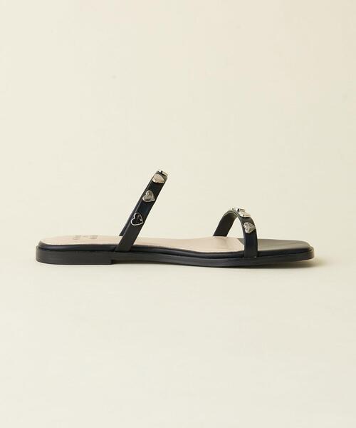 ODETTE E ODILE（オデットエオディール）の「【WEB限定】ハートライン サンダル10●（サンダル・レディース・ホワイト/ブラック/レッド/ゴールド/ケリー・S/M/L）」の12枚目の写真