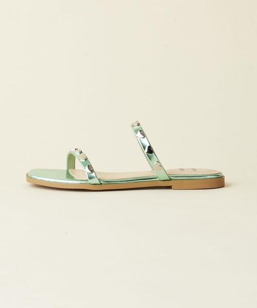 ODETTE E ODILE（オデットエオディール）の「【WEB限定】ハートライン サンダル10●（サンダル・レディース・ホワイト/ブラック/レッド/ゴールド/ケリー・S/M/L）」の10枚目の写真