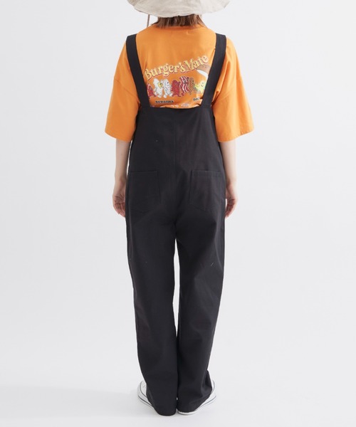 EDIT Gris（エディットグリ）の「【どんなトップスとも合わせやすい！】ポケット付きコットンツイルサロペット（サロペット/オーバーオール・レディース・ブラック/ナチュラル・FREE）」の11枚目の写真