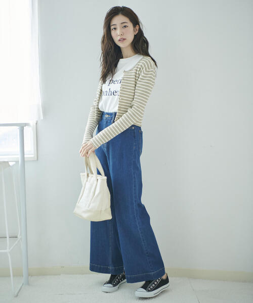 PEATS PLEASE ブラック パンタロンパンツ PEATS PLEASE ブラック パンタロンパンツ プリーツプリーズ デニム