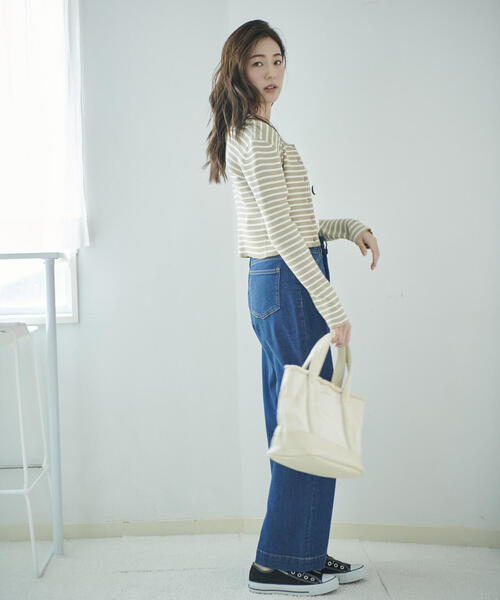 FREE'S MART(フリーズマート)の「【Sシリーズ対応】◇ベーシックワイドデニムパンツ(デニムパンツ・レディース・ブルー系その他3/ブルー系その他/ダークネイビー・X-SMALL/MEDIUM/SMALL)」の5枚目の写真