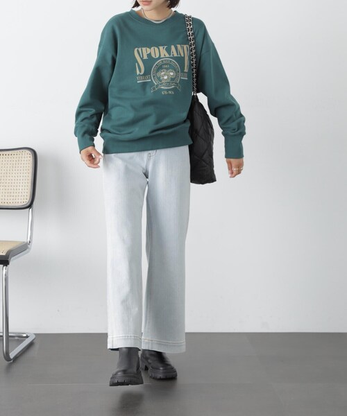 FREE'S MART(フリーズマート)の「【Sシリーズ対応】◇ベーシックワイドデニムパンツ(デニムパンツ・レディース・ブルー系その他3/ブルー系その他/ダークネイビー・X-SMALL/MEDIUM/SMALL)」の10枚目の写真