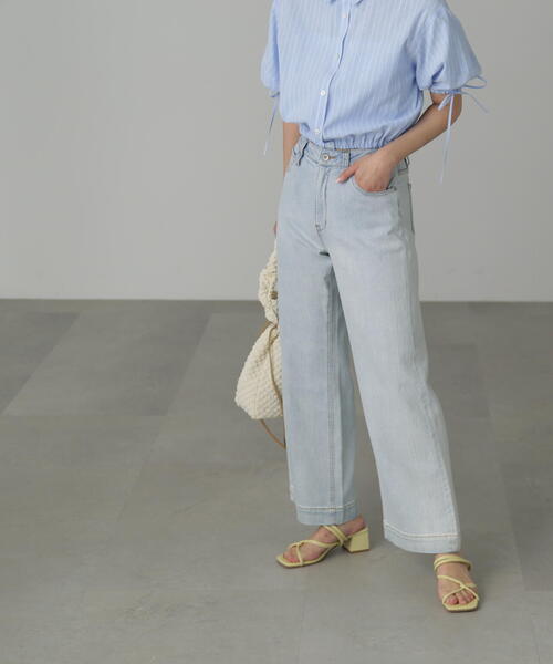 FREE'S MART(フリーズマート)の「【Sシリーズ対応】◇ベーシックワイドデニムパンツ(デニムパンツ・レディース・ブルー系その他3/ブルー系その他/ダークネイビー・X-SMALL/MEDIUM/SMALL)」の13枚目の写真