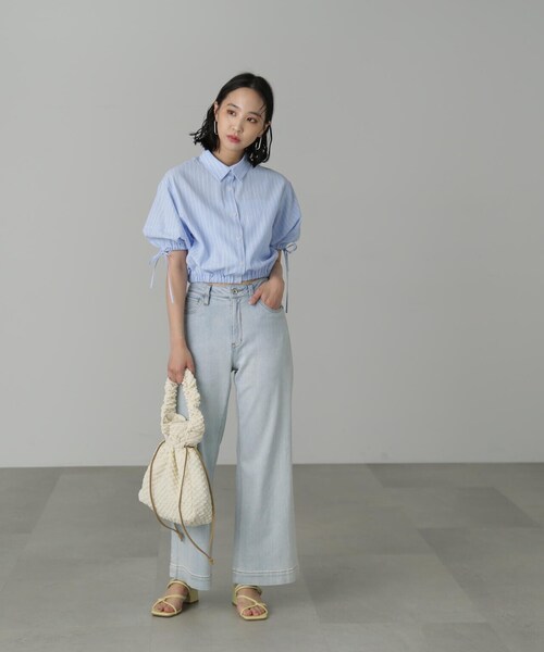 FREE'S MART(フリーズマート)の「【Sシリーズ対応】◇ベーシックワイドデニムパンツ(デニムパンツ・レディース・ブルー系その他3/ブルー系その他/ダークネイビー・X-SMALL/MEDIUM/SMALL)」の14枚目の写真