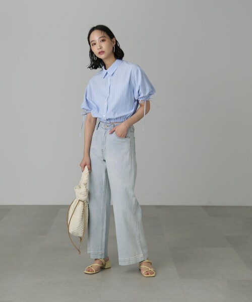 FREE'S MART(フリーズマート)の「【Sシリーズ対応】◇ベーシックワイドデニムパンツ(デニムパンツ・レディース・ブルー系その他3/ブルー系その他/ダークネイビー・X-SMALL/MEDIUM/SMALL)」の15枚目の写真