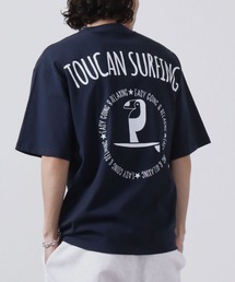 Toucan Surfing 天竺 バックプリント Tシャツ