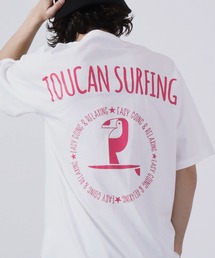 Toucan Surfing 天竺 バックプリント Tシャツ