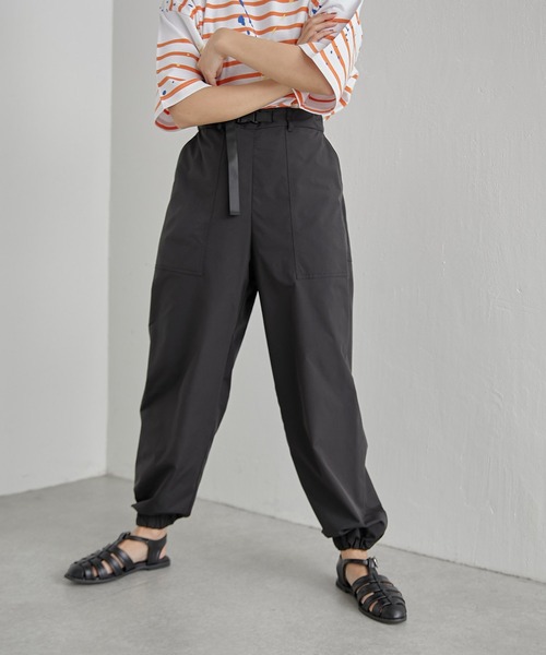 ear PAPILLONNER(イアパピヨネ)の「裾絞りパンツ【SUM1 STYLE(スミスタイル)】(その他パンツ・レディース・アイボリー/ブラック・FREE)」の20枚目の写真